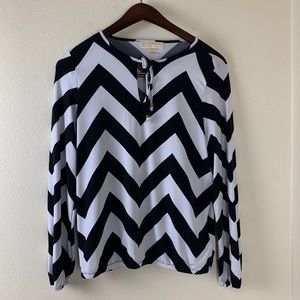 Michael Kors Top Size Medium Black & White